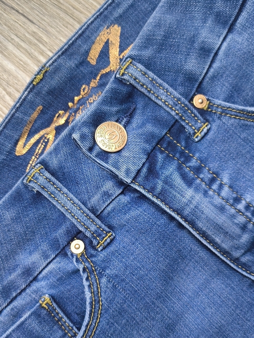 S1161 High Rise Skinny w/29.5" Inseam👖Seven7 Tummy Less Women's Size 10 Jeans